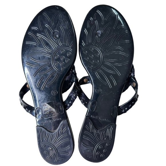 Jack Rogers Black Flip Flops. Size 9 - Picture 3 of 6